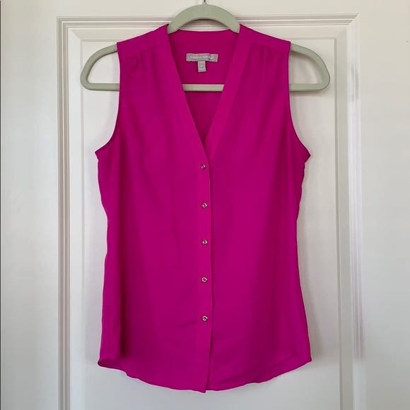Banana Republic Tops - Hot Pink Banana Republic Button Down Sleeveless Banana Republic Tops - Hot Pink Banana Republic Button Down Sleeveless